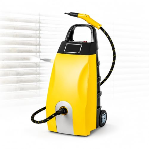 FgdVrelnor Limpiador a Vapor Profesional para Motor 3000W, 3,5L Yellow
