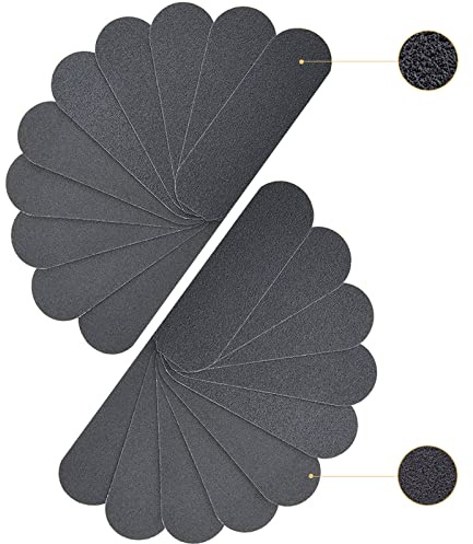 Ersatzpads für Pediküre, Edelstahl, 13 x 4,3 cm, 20 Stück