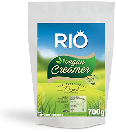 Rio Vegan Milk Powder (700g) - Plant Based, Lactose Free, Non Dairy Creamer - Tea & Coffee Creamer