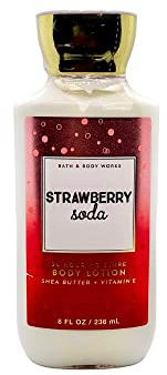 Bath and Body Works Strawberry Soda Super Smooth Body Lotion 8 fl oz / 236 mL