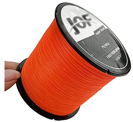 caihuashopping ​Angelschnur 1000m 8 Stränge Geflochtene Angelschnur Sea Saltwater Carp Fishing Weave Extreme 100% Pe Fischdraht (Color : Orange, Line Number : 1000M 0.40MM 61LB)