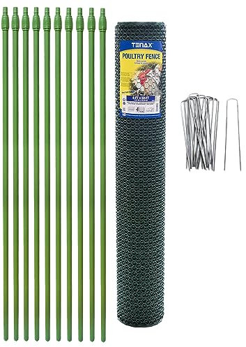 Tenax Geflügelzaun-Set, 1,2 x 15,7 m, Grün