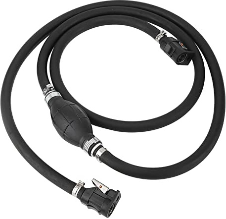 VOBOR Benzintank Anschlüsse Kit, Boot Kraftstoffschlauch Kraftstoff Und Gasschlauchleitungsbaugruppe Marine Johnson 3/8 Zoll Bootsmotor Primerbirnen Verbindungsschlauch, Außenbordmotor-Benzintank-Kit