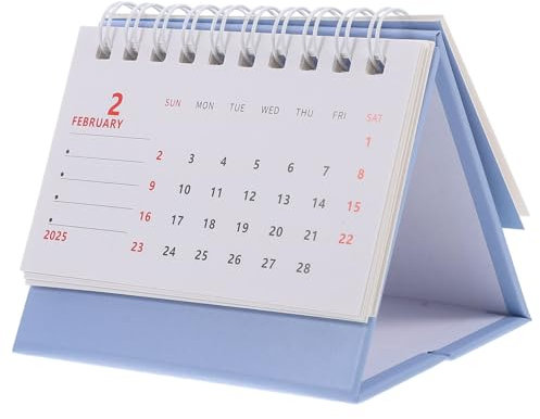 OHPHCALL Familienkalender 2025 Mini-tischkalender Für Den Schreibtisch Für Büro Zuhause Klassenzimmer Notizen Dekorativer Monatsplaner