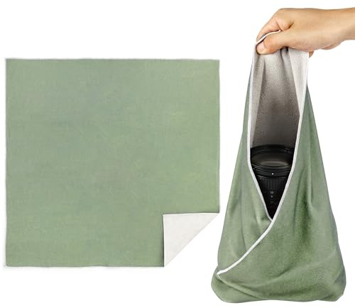 Walking Way Magic Protective Wrap Kit Emballage de la Caméra Résistant aux Rayures, Anti-poussière et Lavable pour Appareils Photo, Objectifs, Produits Électroniques et Cosmétiques(25 * 25cm)