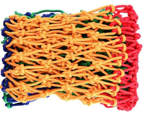Grande struttura da arrampicata per bambini con rete di sicurezza e rete in nylon per carichi interni ed esterni, set altalena da 10 mm di diametro a rete con 15 cm di spaziatura Dimensioni: 1 x 8 m