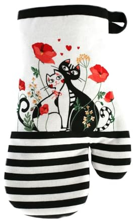 Gant de Cuisine - Chats Carlie - Gant pour Le Four en Coton