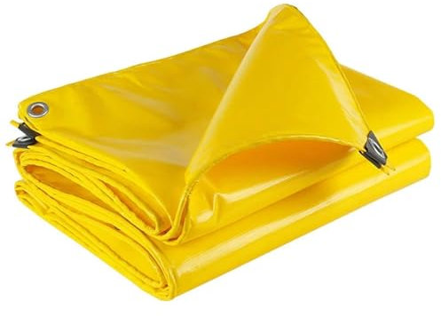 Abdeckplane mit Ösen 3x7m, Plane Wasserdicht, Gewebeplane 500g/m², Schutzplane Bootsplane Holzplane für Gartenmöbel Poolabdeckung Trampolin Dachplane Reißfest