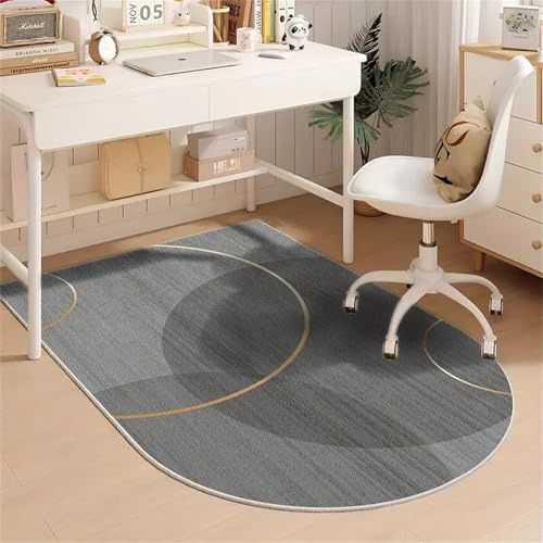 Hixingo Alfombra Escritorio Suelo Grande, Protector Suelo Silla Ruedas Gaming Antideslizante Alfombrilla de Protección para Suelos Duros-Resistente a los Arañazos (Estética 5,90 * 120cm)
