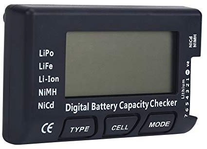 Digital Battery Capacity Tester Voltage Checker for LiPo Li-Ion LiFe NiMH NiCd Batteries