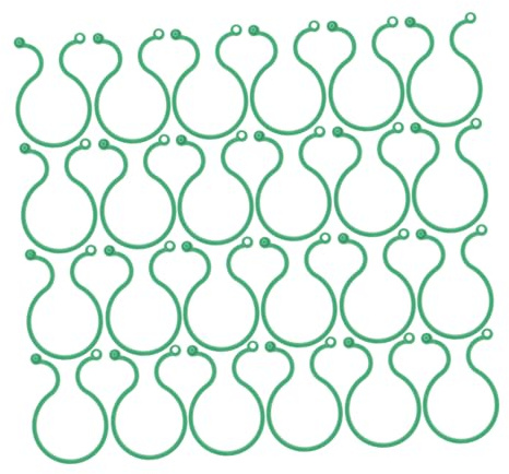 TOYANDONA 100 Pinzas para Plántulas De Invernadero Pinzas para Pinzas De Soporte para Jardinería Soportes para Plantas De Jardinería Pinzas para Enredaderas Pinzas