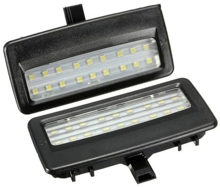 AJOHBM 63319163766 9163766 Accessori Auto Per Serie 5 F07 F10 F11 Serie 7 F01 F02 F03 F04 Lampade Per Specchietto Di Cortesia Con Aletta Parasole Interna(Shell)