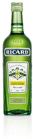 RICARD Plantes Fraîches Apéritif anisé - 45%, 70cl