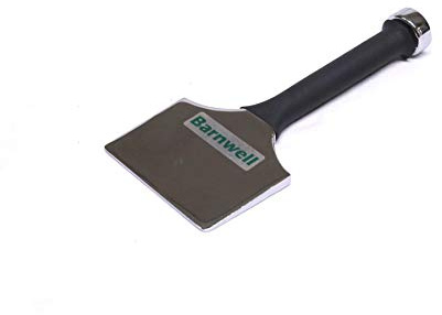 Barnwell 90mm 3 1/2 Carpet Stairs Metal Bolster with Rubber Handle Fitting