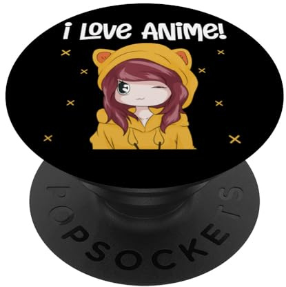 PopSockets Japanese Anime Girls Gift Manga Otaku Japan Kawaii Anime PopSockets PopGrip: Swappable Grip for Phones & Tablets