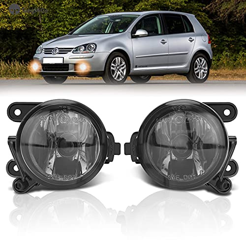 TangMiGe Luces antiniebla compatible con Volkswagen VW Golf V 5 (1K1/1K5) 11/2004-06/2009, 1K0941699C 1K0941700C, HB4, 1 Par (Ahumada Negra)