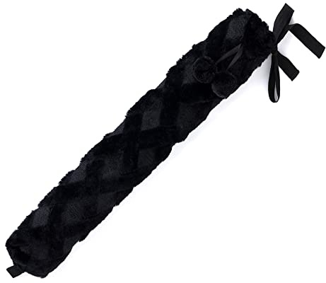 LIVIVO 2L Extra Long Hot Water Bottle with Cover UK - Large Hot Water Bottles for Adults Winter Warmth & Stress Relief - Warm Hot Water Bag, Removable Weave Cover, Leakproof Screw Cap - Black Lattice