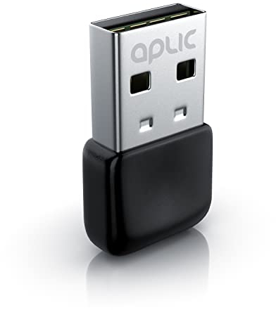 CSL - USB Bluetooth 5.0 Stick Mini – BT V5.0 Adapter - Wireless Dongle – für PC Laptop - Sender und Empfänger Bluetooth Kopfhörer, Headset, Lautsprecher, Mäuse, Tastaturen – 3 Mbit/s - Windows 8 11