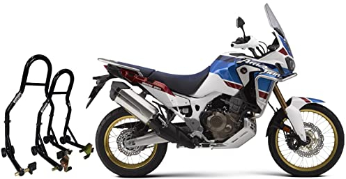 Coppia di cavalletti alza ruota alzamoto per Honda Africa Twin 750 1000 1100 L
