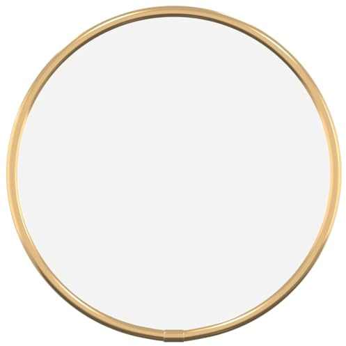 vidaXL Wandspiegel Golden Ø 20 cm Rund