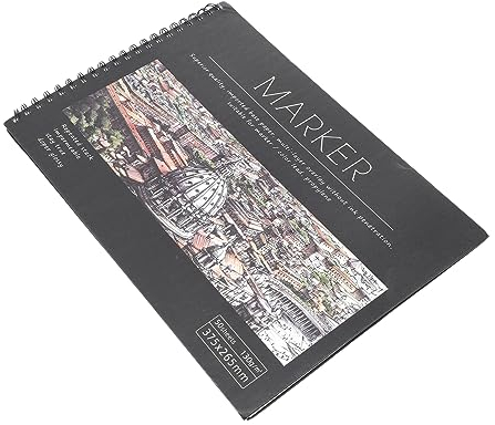STOBOK Malbuch Für Schüler Zeichenbuch Festes Einband Geeignet Für Bleistifte Buntstifte Skizzieren Malen Und Journaling Hochwertiges Material Langlebig Und Praktisch