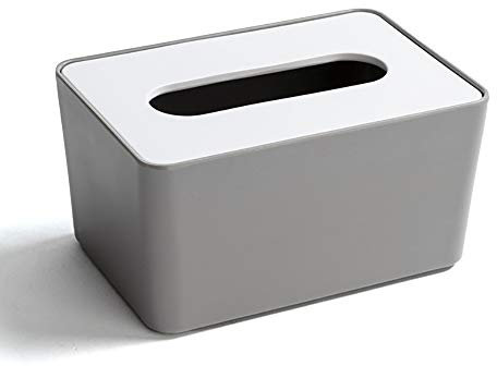 TaschentuchboxTaschentuchbox-AbdeckungenTaschentuchbox-HalterEleganter Taschentuchbox-Papierhalter Graue Taschentuchbox-Halter Papierservietten-Organizer for Badezimmer Schlafzimmer Arbeitsplatten Tas