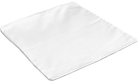 Inlett ca. 35x30, mit Reißverschluss - Baumwolle Köper weiß. Hülle ideal für Selberbefüller von Kissen - Inlett ca. = Leere Kissenhülle - Inhalt: 1 Stück