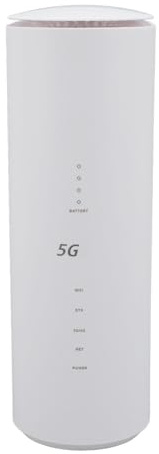 CPE 5G con Slot per Scheda SIM, WiFi 6 Modem Dual Band per Internet Wireless da Interno, Supporta 32 Utenti (Spina Europea)