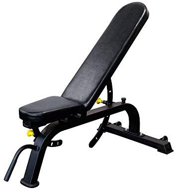 BOSHYUM Kleine Hantelbank, verstellbare multifunktionale professionelle Fitnessgeräte-Hantelbank, Multi-Winkel-Sit-ups-Fitness-Flachbank