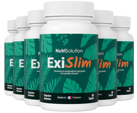 ExiSlim - Nachhaltiges Abnehmen, Stoffwechsel anregen, Enthält Perilla, Curcuma, Vegan, Fettverbrenner, Schlankmacher, Schnell Abnehmen, Starker Fatburner (6)