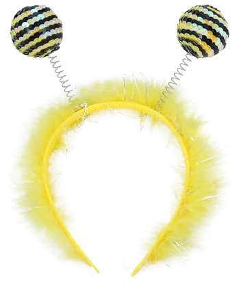 JOYIN Bienen Stirnband mit Sensoren, Haarband für Damen & Mädchen als Mottoparty, Karneval Fasching Bienenkönigin Kostüm Zubehör