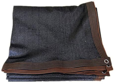 PanHuiWen Voile D'Ombrage 3x3 Impermeable Mat Voile D'Ombrage 5x5 Filet Dombrage De Jardin pour Jardin Terrasse Camping Noir,6x7m