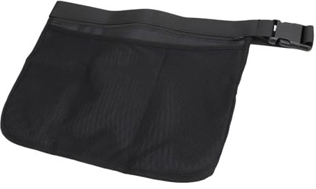 Aladeno Tennisball-Bandhalter, Ballbeutel, hochelastisch, verstellbar, Pickleball-Netzbeutel, Halter, Träger, Taille, Hüfttaschen, Gadgets, Ausrüstung für Outdoor-Golfsportausflüge (Black)