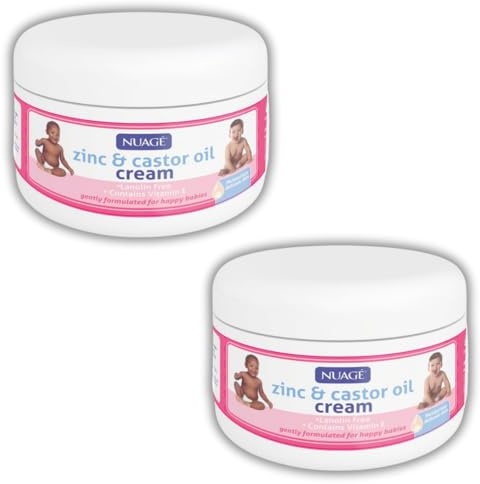 SOTL® X2 Zinc & Castor Oil Cream Gentle Skin Protection For Babies & Adults Soothes Nappy Rash, Dry Skin & Irritations Natural Moisturising Barrier Cream 200ml