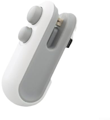 Pince hermétique en plastique efficace pour garder les aliments frais, taille compacte pour un rangement facile (blanc)