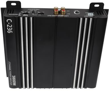 Amplificador de Alimentación del Automóvil AMP de Altavoz 90 DB Monoblock Accesorio Metal Descanado Freno para Trineo Freno Transporte para el Kit Ajuste la Varilla Ida