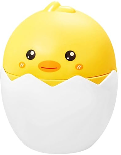 Hemobllo Poubelle Petite Minuscule en Pp Robuste et Facile à Nettoyer, Poubelle de Bureau de Petit Poussin, Cuisine et Salle de Bain