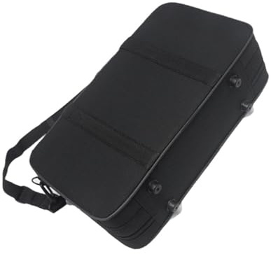 Abaodam Bolsa de Transporte para Clarinete Portátil de Lona Negra Protección contra Impactos, Diseño Estilizado Adecuado para Transportar y Almacenar el Clarinete
