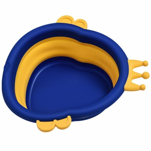 MAJORMENCH Faltbares Waschbecken Multifunktional mit Großem Fassungsvermögen aus Pp und Niedlichem Cartoon Design und Einfach zu Tragen für Kinderbadewanne