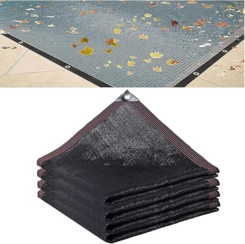 Générique Filet Protection Piscine Rectangulaire, Bâche Résistante UV Filet Piscine Anti Feuilles,Piscine Maille Fine Anti-Débris,Protection pour Piscine Enterrée Et Hors-Sol