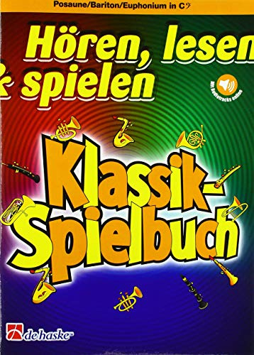 Escuchar, leer y jugar - Libro de juego clásico - Trombón/barítono/eufonio en C y piano - Notas musicales - ISBN 9789043154871-36 páginas
