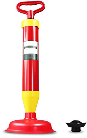 YLXD Sturalavandini Aria compressa,igienici stantuffo, Potente ad Alta Pressione Adatto Sicuro alloggiamento di Scarico stantuffo per Bagno, WC, vasche da Bagno, docce