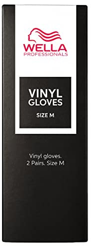 Vinylhandschuhe Größe M black, 1-3x verwendbarer, 2er Pkg.