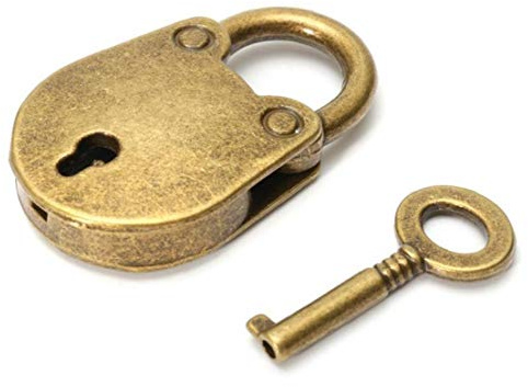 Case Cover Mini Vorhängeschlösser, 1 Satz Weinlese Schlüssel Padlocks Zink-Legierung Kleine Antike Art Schlösser Für Schmuck-Box Tagebuch Gepäckhandtasche Geschenk
