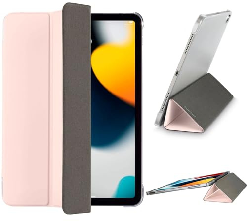 Hama Hülle für iPad Air 4. Generation 2020/5. Generation 2022 10,9 Zoll (aufklappbares Case für Apple Tablet, Schutz-Hülle mit Standfunktion, transparente Rückseite, magnetisches Cover) rosa
