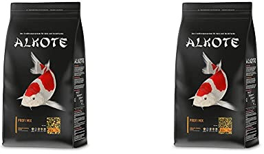 AL-KO-TE, 3-Jahreszeitenfutter für Kois, Frühjahr bis Herbst, Schwimmende Pellets, 6 mm, Hauptfutter Profi Mix, 3 kg & 3-Jahreszeitenfutter für Kois, Frühjahr bis Herbst, 3 mm, 3 kg