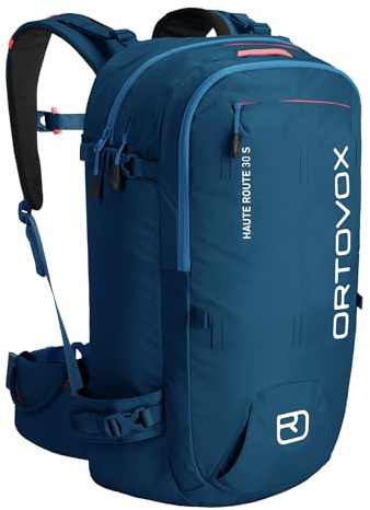 Ortovox Haute Route 30L S Backcountry Ski Backpack, Petrol Blue