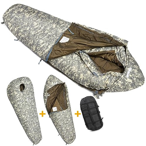 MT Army Force Defence 4 & Tropen Patrol Schlafsäcke, Militär, modulares Schlafsystem 2.0, Multicam/UCP/Woodland Camouflage