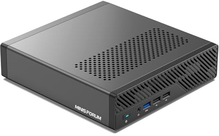 MINISFORUM MS-01 Mini Workstation Intel Core i9-13900H (vPro Enterprise Support) 32GB DDR5 1TB SSD Mini PC,2x 10Gbps SFP+/2x 2.5G RJ45/2x USB4/HDIM/1x PCIe4.0x16 slot/Support 3x M.2 2280/22110/U.2 SSD