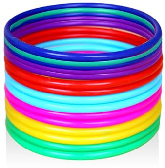 TYFGRT 15-Teiliger Ringwurfring, Ringwurfspiel, Plastikringring, Kinderspielzeug, Mini-Wurfring, Partyspiel, Kreatives Kinderspiel